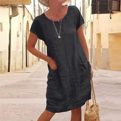 Kurzärmliges Sommerkleid Für Damen | Mini
