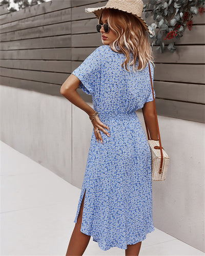 Zavando – Elegantes Sommerkleid mit Bindeband in der Taille