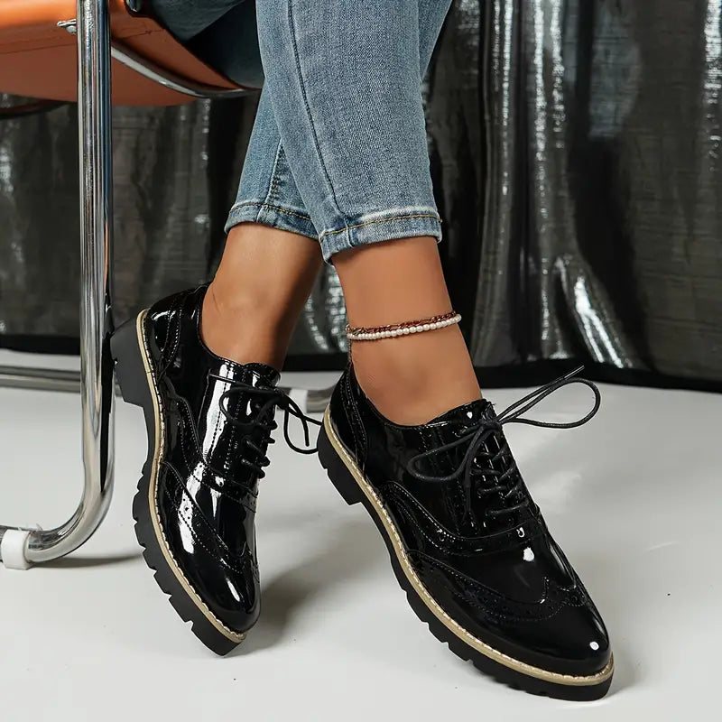 Damenschuhe Im Vintage Stil | Schnürschuhe