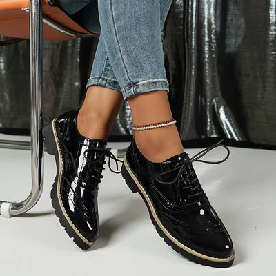 Damenschuhe Im Vintage Stil | Schnürschuhe