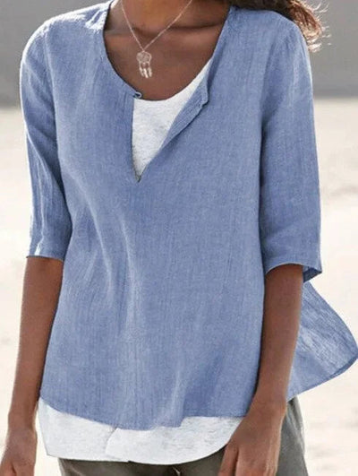 Lässige Lagenbluse Für Damen | Sommer