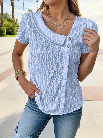 Zavando – Stilvolle asymmetrische Bluse