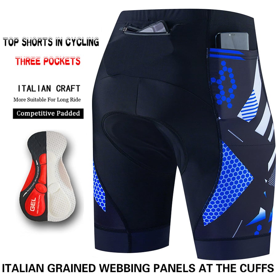 Radsport Silikon Gepolsterte Schnell-Trocknende Radsport Shorts