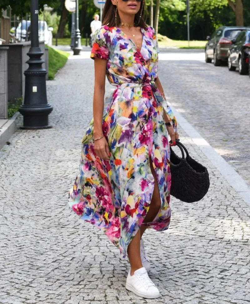 Zavando – Stilvolles Wickelkleid
