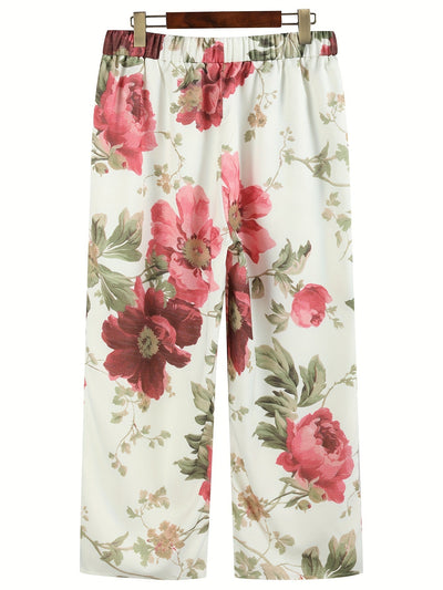 Bedruckte Cropped Hose Für Damen | Sommer