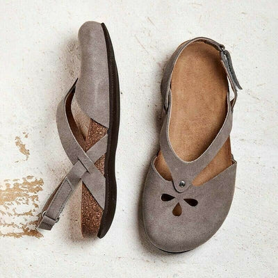 Damen Open-Toe Sandalen mit Cut-out-Design