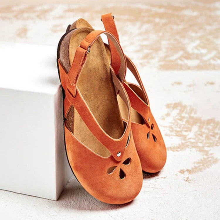 Damen Open-Toe Sandalen mit Cut-out-Design