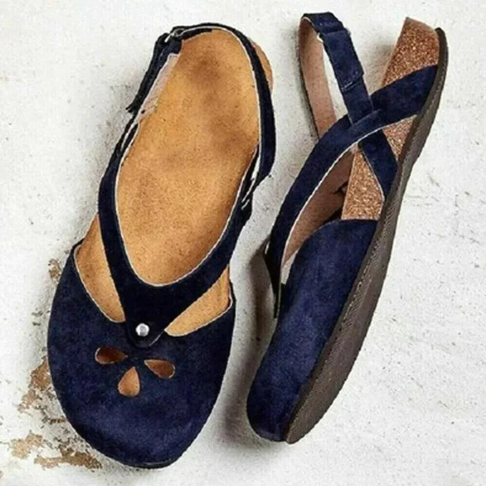 Damen Open-Toe Sandalen mit Cut-out-Design