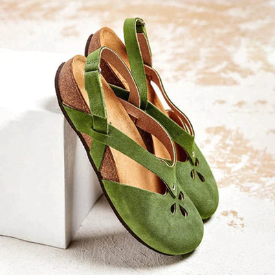 Damen Open-Toe Sandalen mit Cut-out-Design