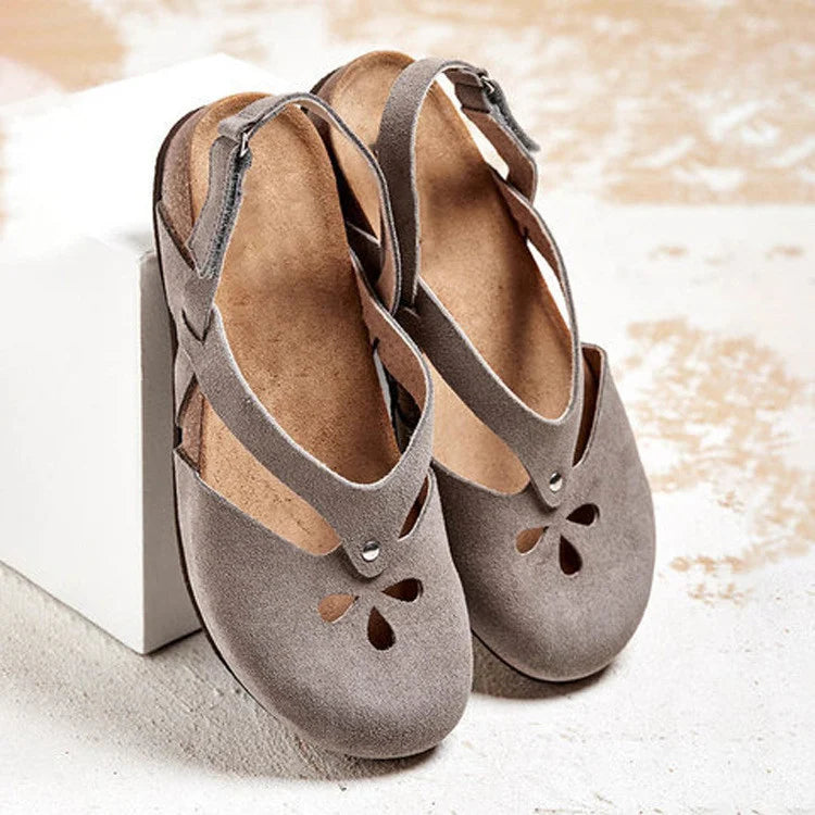 Damen Open-Toe Sandalen mit Cut-out-Design