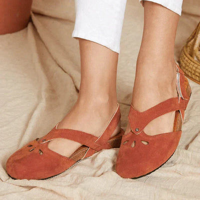 Damen Open-Toe Sandalen mit Cut-out-Design