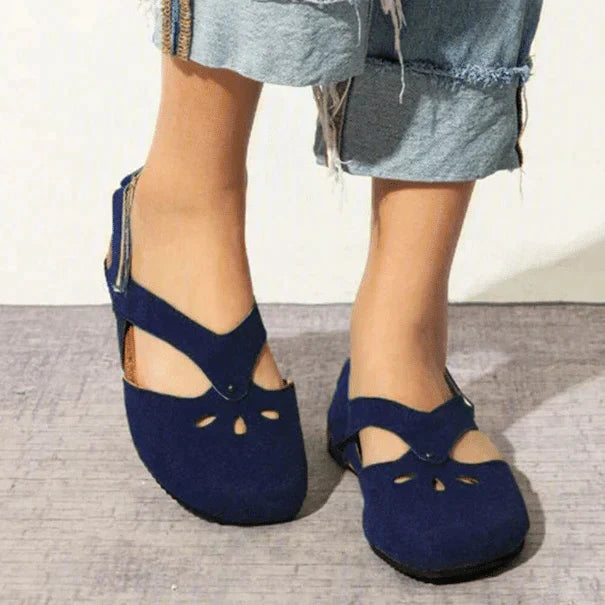 Damen Open-Toe Sandalen mit Cut-out-Design