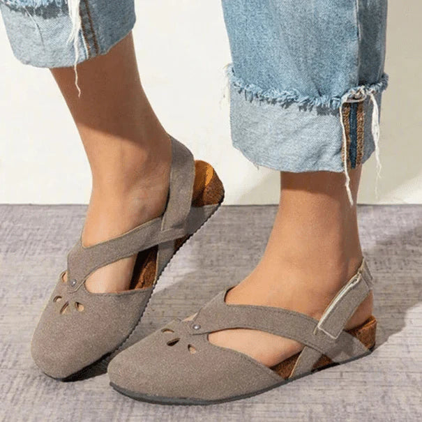 Damen Open-Toe Sandalen mit Cut-out-Design