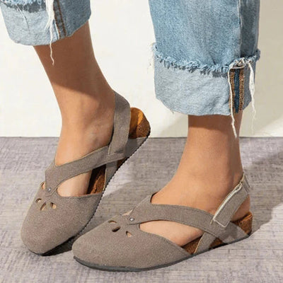 Damen Open-Toe Sandalen mit Cut-out-Design