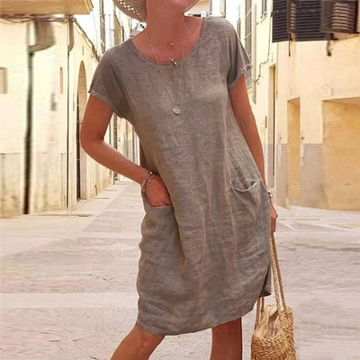 Kurzärmliges Sommerkleid Für Damen | Mini