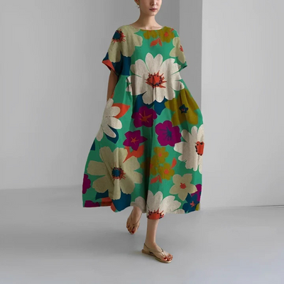 Weiches Boho-Midikleid für Damen | Midi