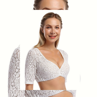 Traditionelles Dirndl Oberteil Für Damen | Halblange Ärmel