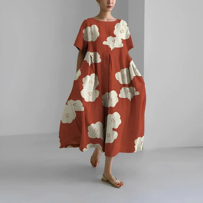 Weiches Boho-Midikleid für Damen | Midi