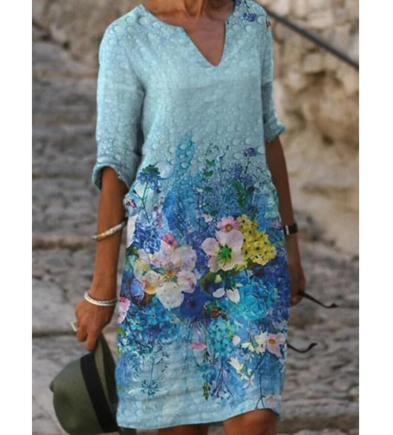 Zavando – Stilvolles Kleid mit Print
