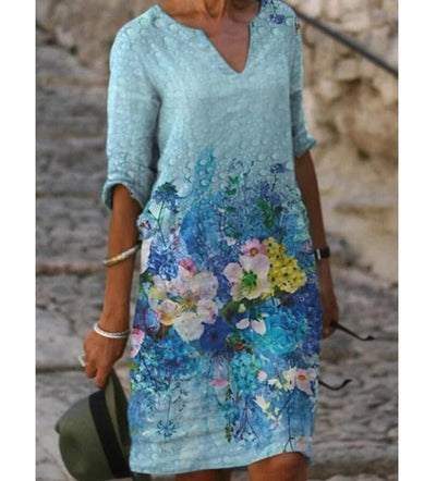 Zavando – Stilvolles Kleid mit Print