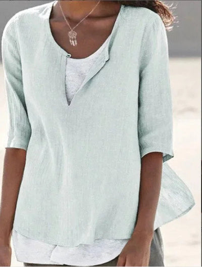 Lässige Lagenbluse Für Damen | Sommer