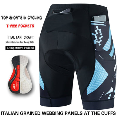 Radsport Silikon Gepolsterte Schnell-Trocknende Radsport Shorts