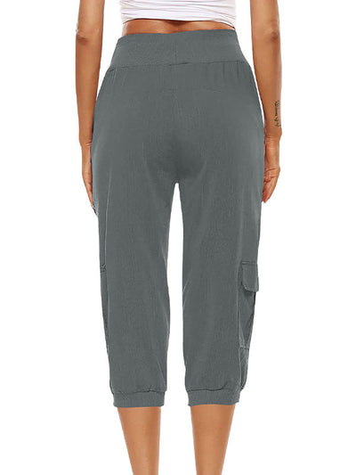 Zavando - Frauen Bequem Lässig Hose