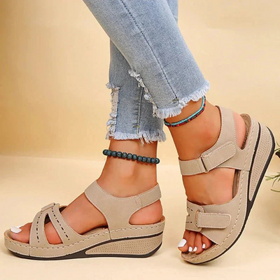 Stilvolle Sandalen Mit Offener Spitze Für Damen | Verstellbarer Riemen