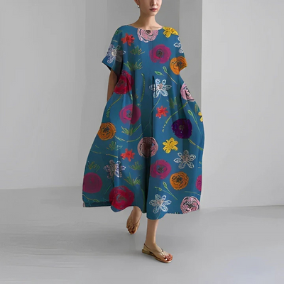 Weiches Boho-Midikleid für Damen | Midi