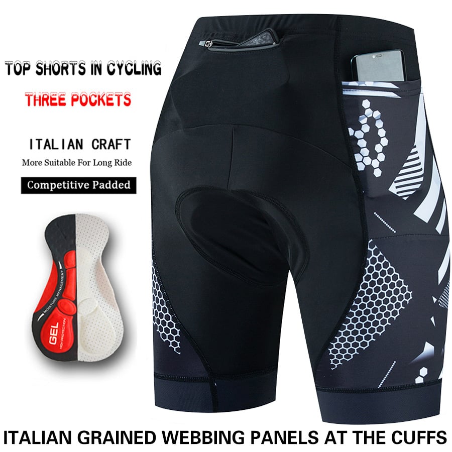 Radsport Silikon Gepolsterte Schnell-Trocknende Radsport Shorts