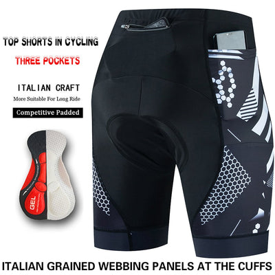 Radsport Silikon Gepolsterte Schnell-Trocknende Radsport Shorts