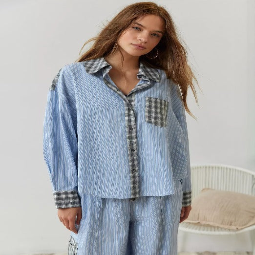 Zweiteiliges Pyjama Set Für Damen | Bequem