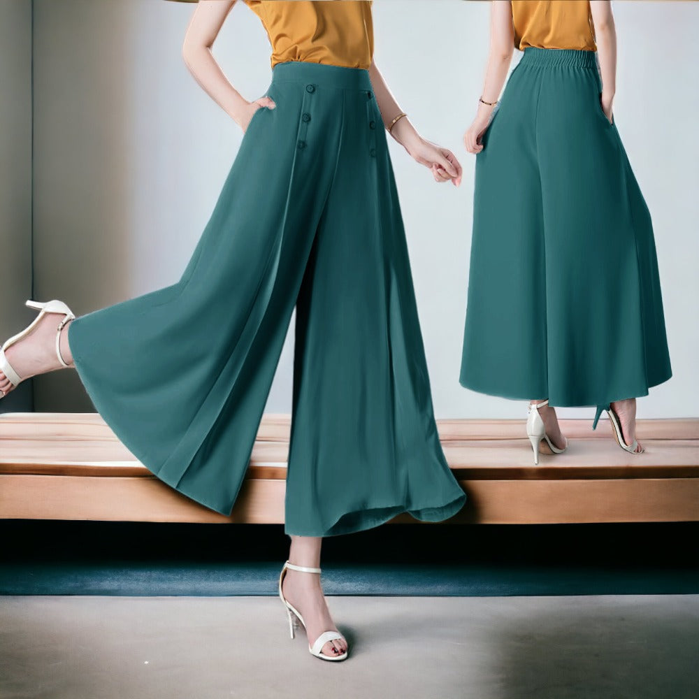 Zavando – Luftige Weite Damenhose