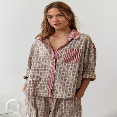 Zweiteiliges Pyjama Set Für Damen | Bequem