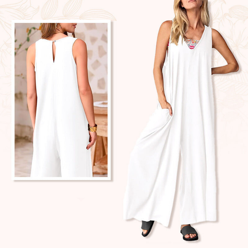 Zavando - Unser klassischer V-Ausschnitt-Jumpsuit