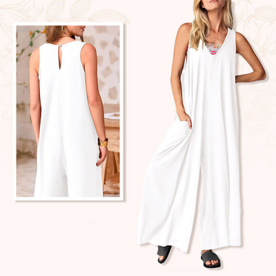 Zavando - Unser klassischer V-Ausschnitt-Jumpsuit