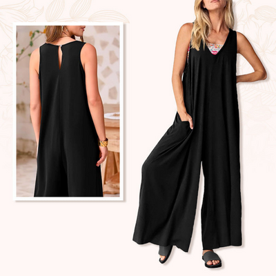 Zavando - Unser klassischer V-Ausschnitt-Jumpsuit