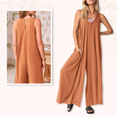 Zavando - Unser klassischer V-Ausschnitt-Jumpsuit