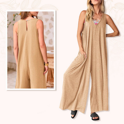 Zavando - Unser klassischer V-Ausschnitt-Jumpsuit
