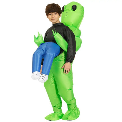 Eeky™ Halloween aufblasbares Alien-Kostüm