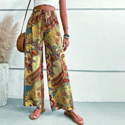 Zavando – Damen Strandhose mit weitem Bein