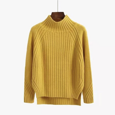 Rollkragenpullover Mit Langen Ärmeln Für Damen | Warm
