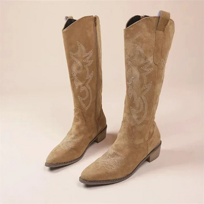Hohe Cowboystiefel Für Damen | Stilvoll