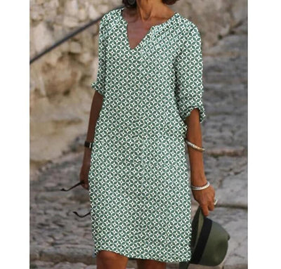 Zavando – Stilvolles Kleid mit Print