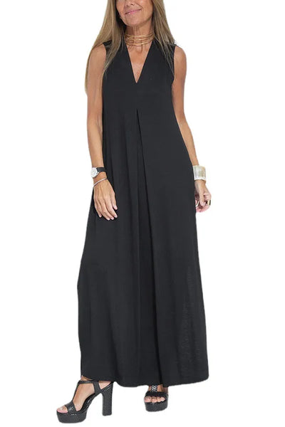 Zavando – Stilvolles Set aus Maxikleid und Cardigan