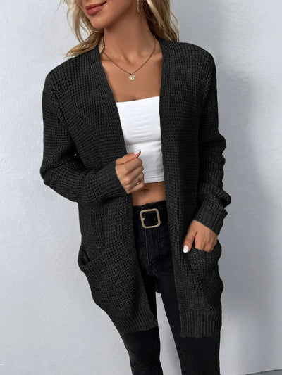 Langärmlige Strickjacke Für Damen | Klassisch