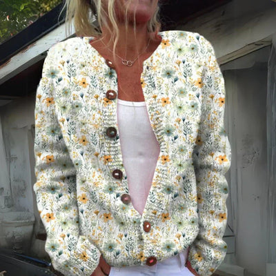 Zavando – Stilvoller Pullover mit Blumenmuster