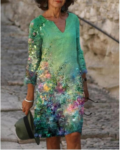 Zavando – Stilvolles Kleid mit Print