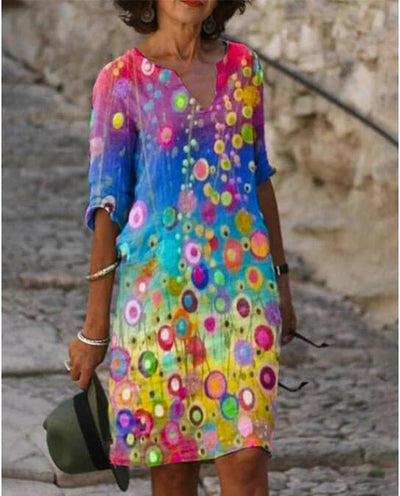 Zavando – Stilvolles Kleid mit Print