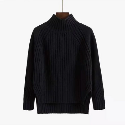 Rollkragenpullover Mit Langen Ärmeln Für Damen | Warm